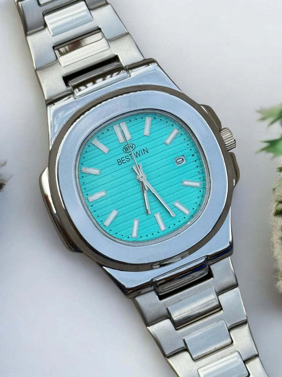 Bestwin Stainless Steel Watch – Elegance Meets Durability-Waterproof