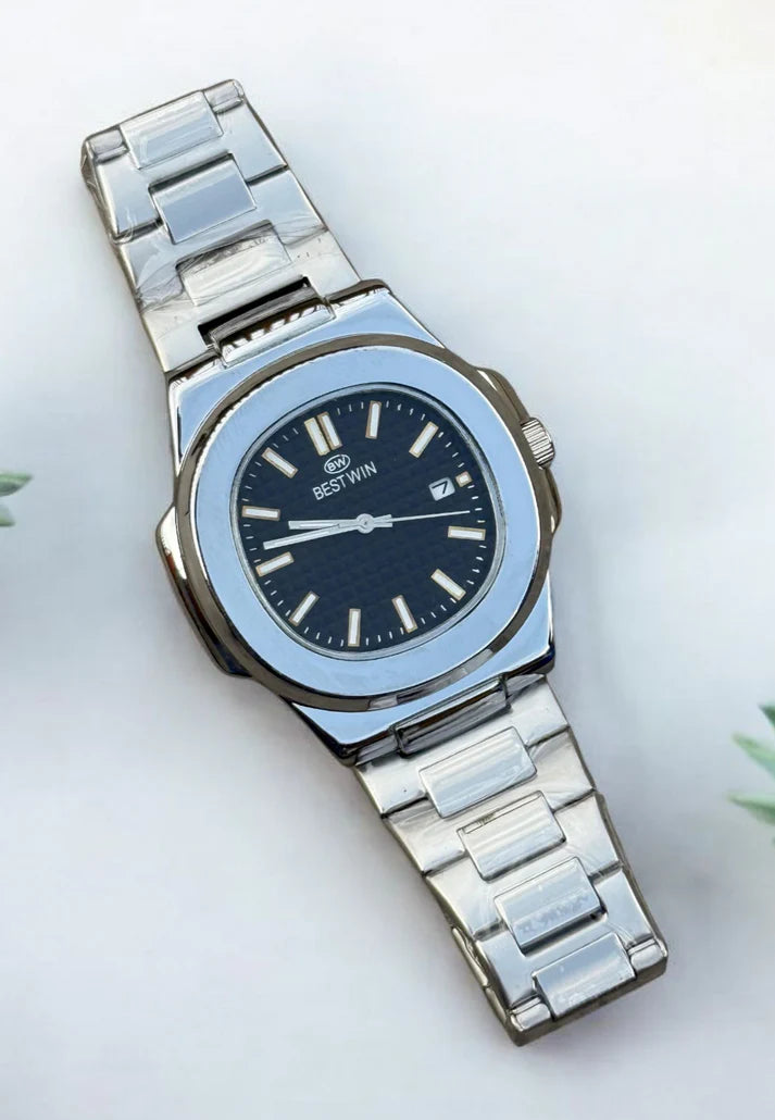 Bestwin Stainless Steel Watch – Elegance Meets Durability-Waterproof