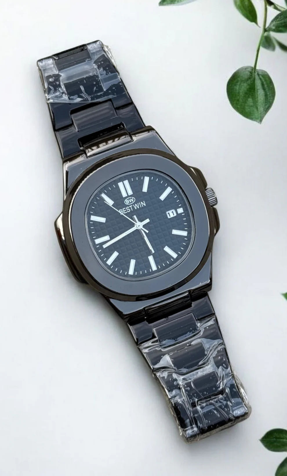 Bestwin Stainless Steel Watch – Elegance Meets Durability-Waterproof Main image