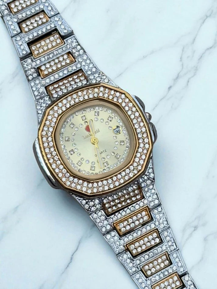 Ladies Look World Stones Watch with Stainless Steel Bracelet Main image