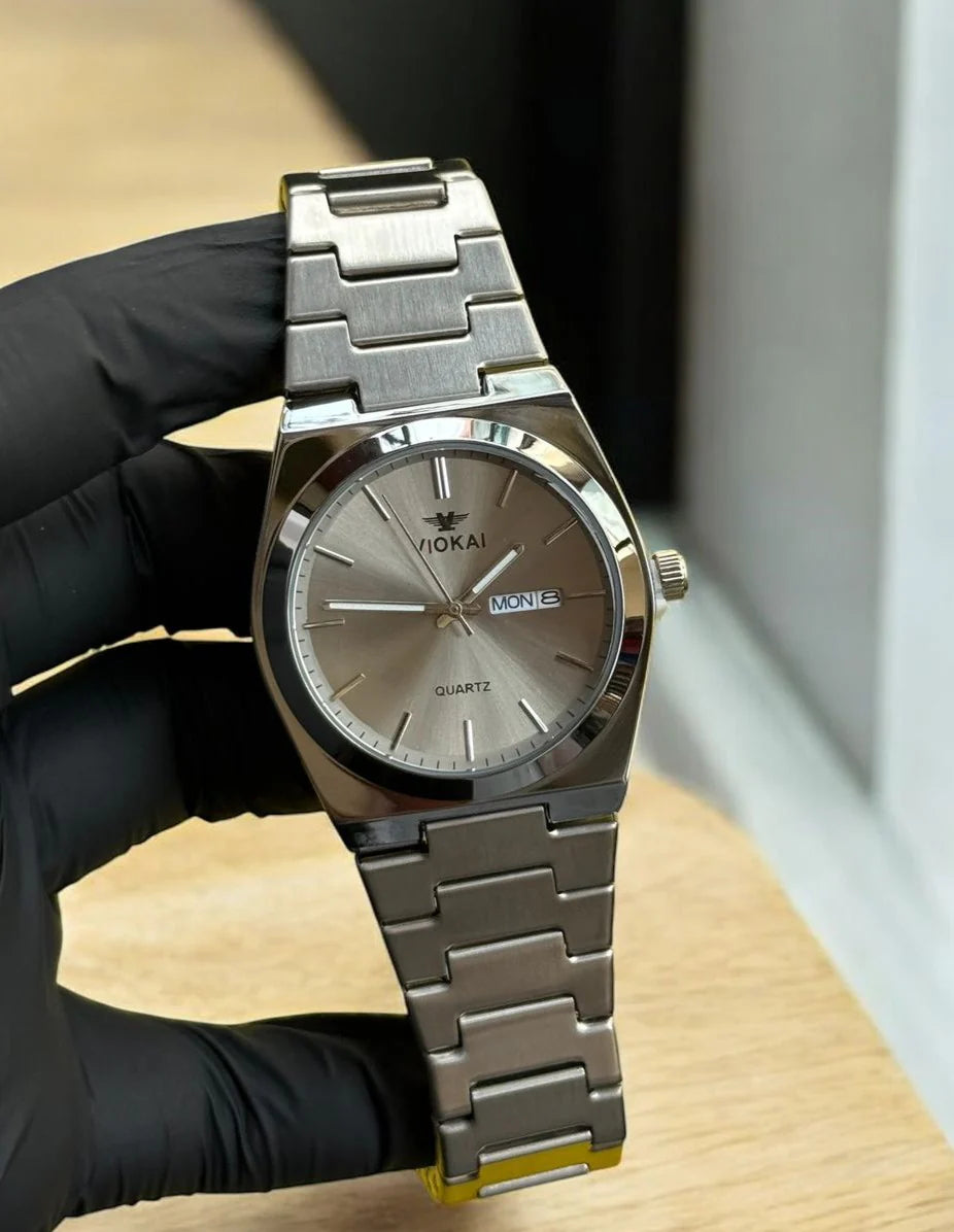 Viokai Elegance Round Watch - Scratch-Resistant Glass Main image