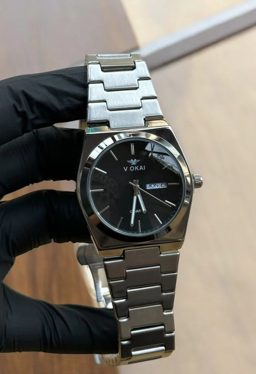 Viokai Elegance Round Watch - Scratch-Resistant Glass Secondary image