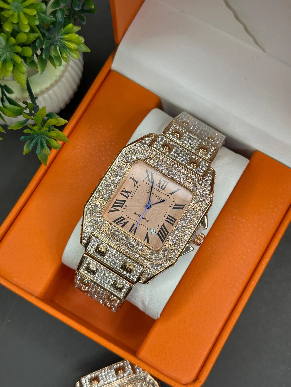 Luxury Weight Watch with Lasting Stones