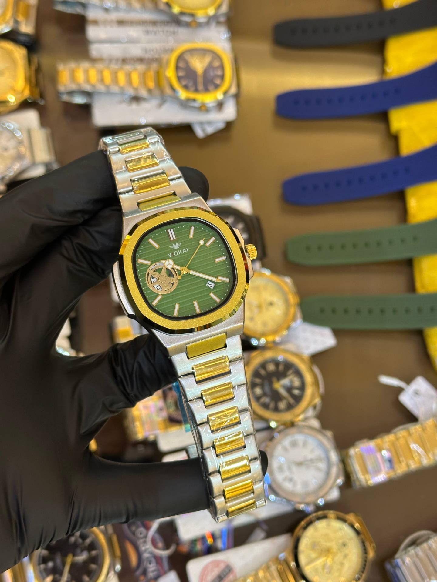 Viokai Luxury Skeleton Automatic Analog Watch For Men - Water Proof | 1 Year Warranty