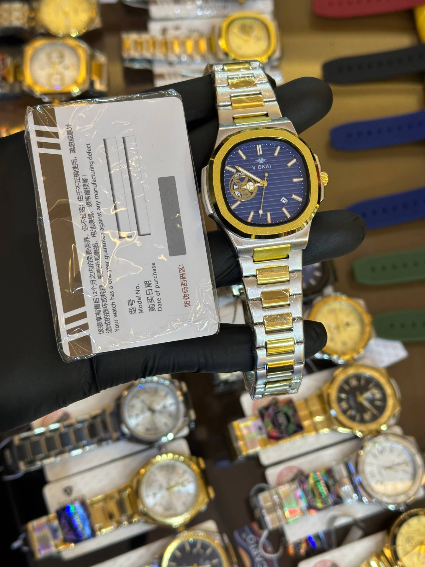 Viokai Luxury Skeleton Automatic Analog Watch For Men - Water Proof | 1 Year Warranty Main image