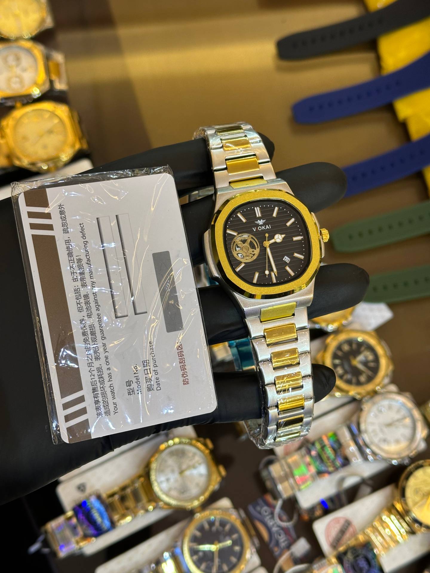 Viokai Luxury Skeleton Automatic Analog Watch For Men - Water Proof | 1 Year Warranty